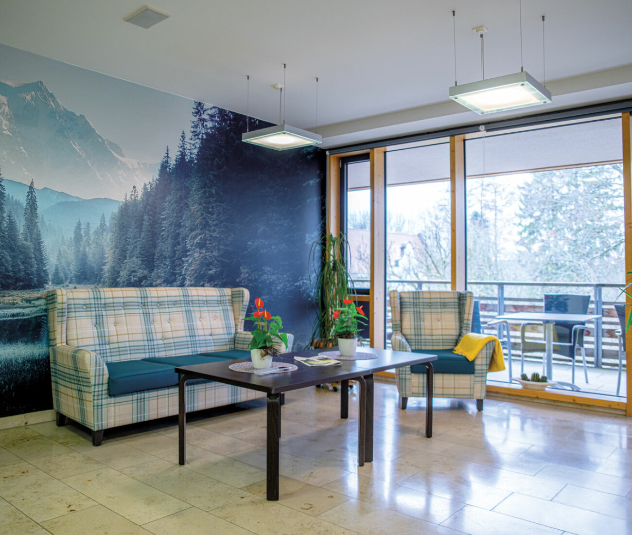 Sitzgelegenheit im Haus Schwenninger Moos des Bürgerheims Schwenningen