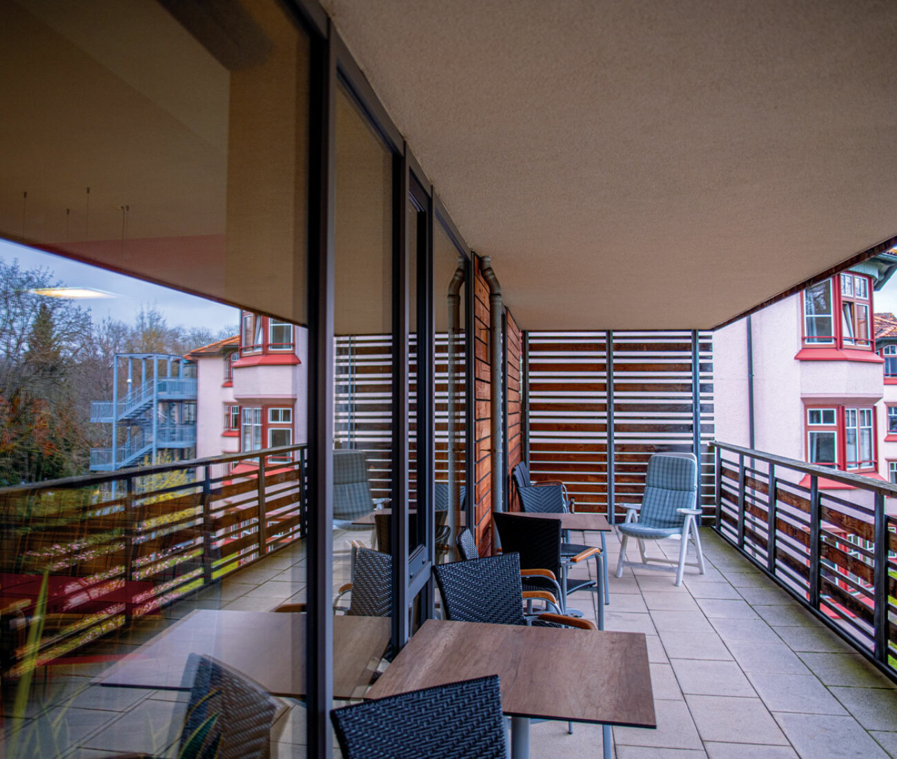 Balkonansicht des Haus Schwenninger Moos im Bürgerheim Schwenningen